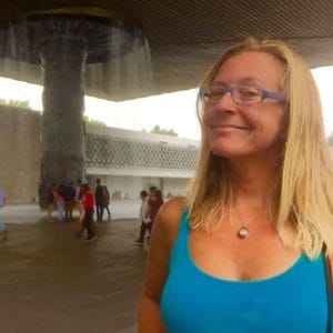 me at museum in mexico city - how Mexico changed me for the better