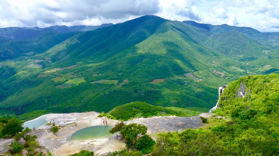 Infinity pools by nature at Hierve el Agua, Mexico.