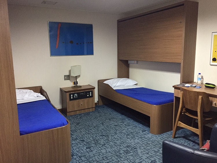 The basic - but comfortable - beds in our cabin on the overnight ferry from Mazatlan, Mexico, to La Paz, across the Sea of Cortez.