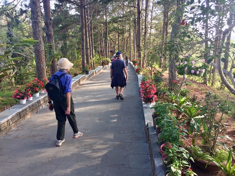 a garden in dalat, vietnam