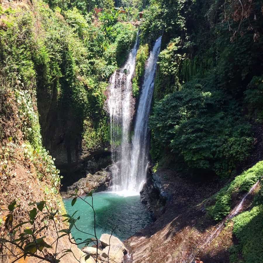 Aling Aling waterfall in Bali