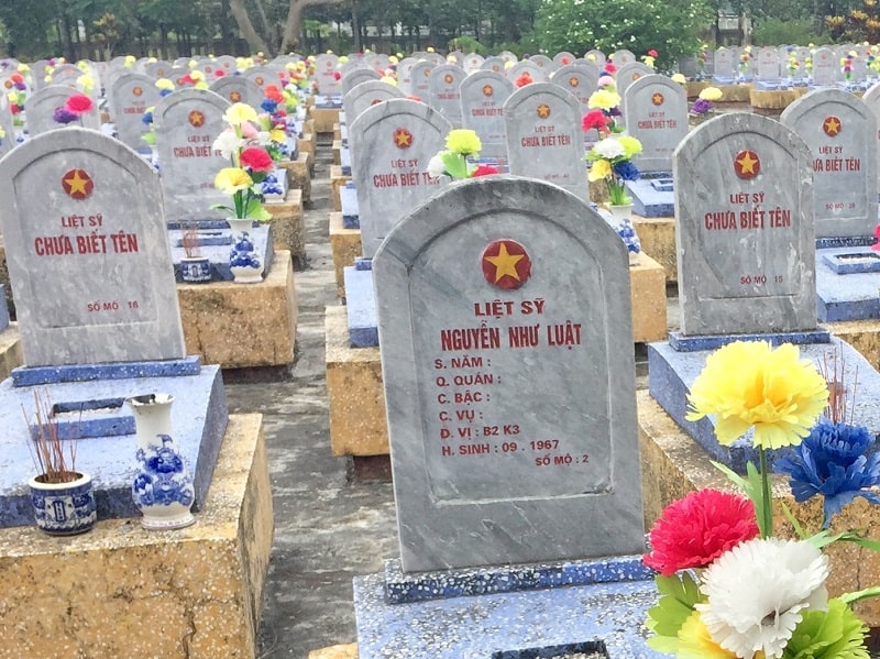 a graveyard was part of a personalized DMZ tour in central Vietnam