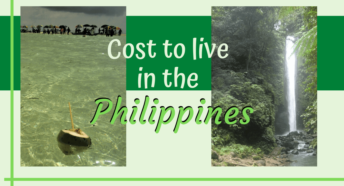 Cost of living in the Philippines for 1 month
