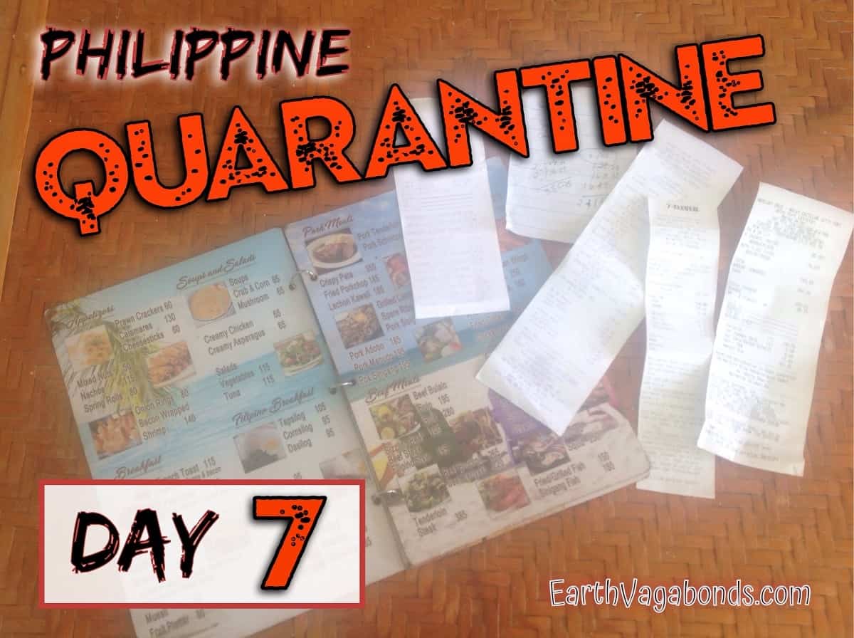 Philippine Quarantine Day 7: Paid up