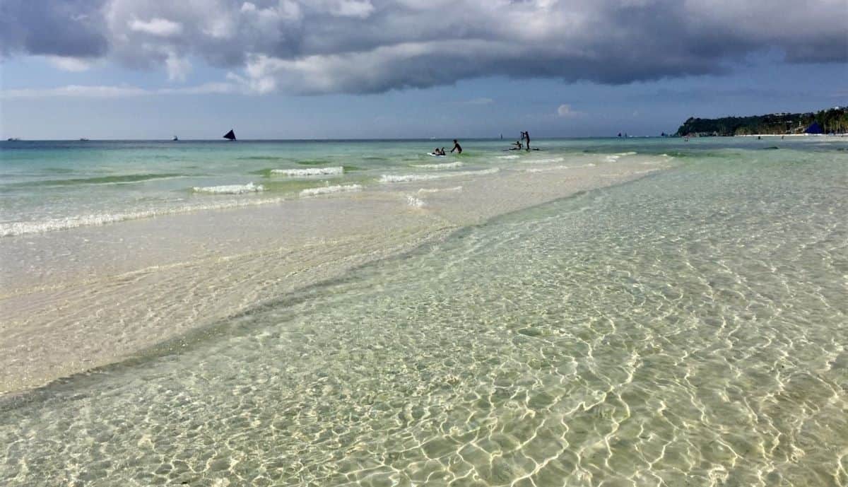 Boracay has few tourists during the Omicron phase of the pandemic.