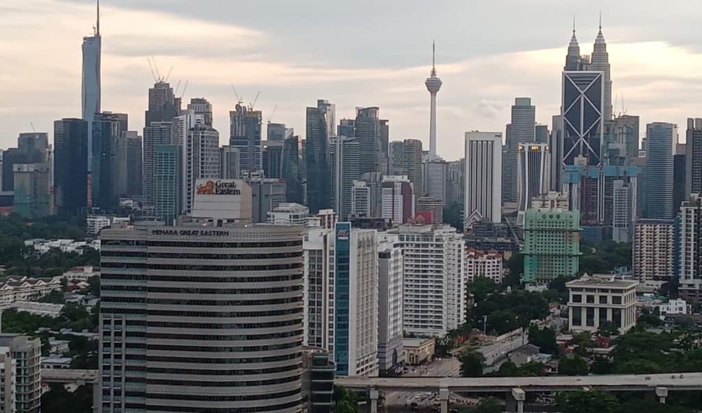 Kuala Lumpur skyline, June 2022