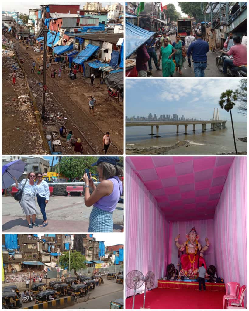 A collage of Mumbai pictures from the Bandra West and East areas.