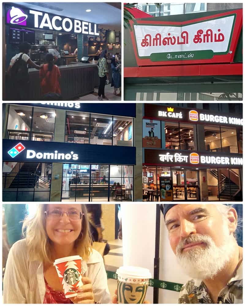 various american fast food restaurants in india