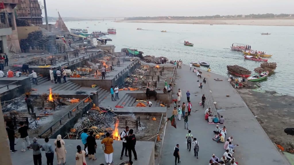 varanasi cremations are intense on the ganges river