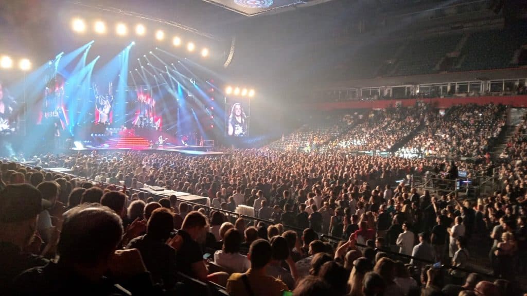 scorpions give a concert in belgrade serbia