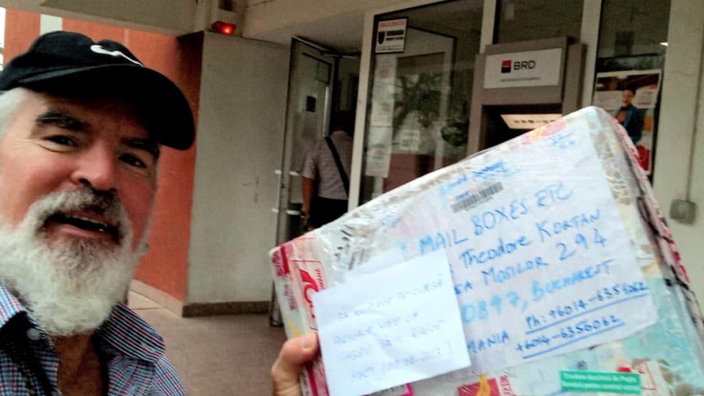 goodbye to romania with package delivered